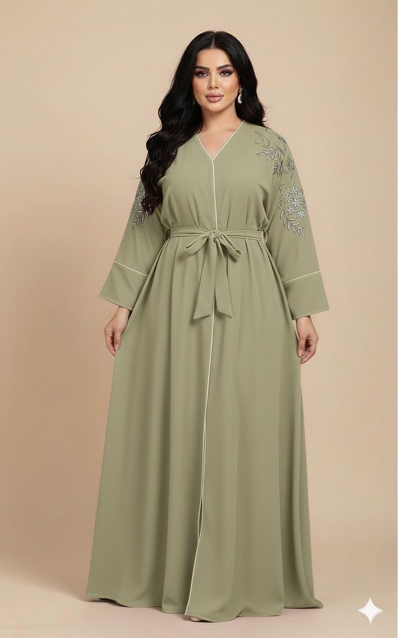 ABAYA VERTE
