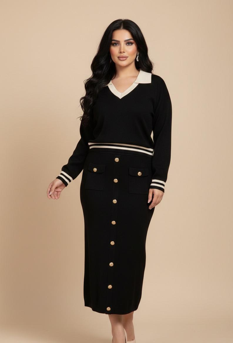 ENSEMBLE JUPE NOIR